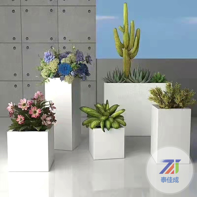 玻璃钢花箱花池